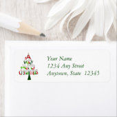 WeihnachtsRücksendeadressen-Aufkleber (Insitu)