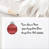 WeihnachtsRücksendeadressen-Aufkleber (Insitu)