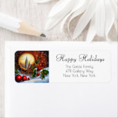 Weihnachtsrücksendetikett (Insitu)