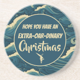 Weihnachtsruderlustig Getränkeuntersetzer