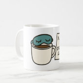 Weihnachtsruhe Schlaf Kaffee Design Kaffeetasse (Vorderseite Links)