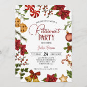 Weihnachtsruhestand Party Einladung (Vorne/Hinten)