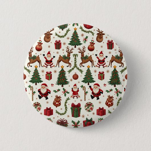 Weihnachtsrunde Button (Vorderseite)