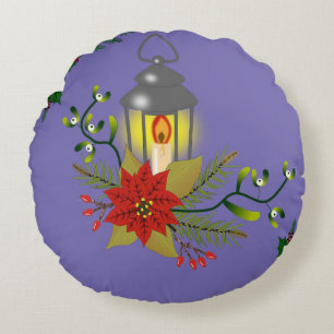 Weihnachtsrundkissen, Weihnachtsengel Rundes Kissen