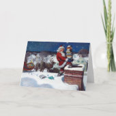 Weihnachtsrüstung von Büchern Karte (Vorderseite)