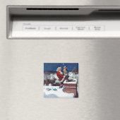 Weihnachtsrüstung von Büchern Magnet (In Situ (Geschirrspüler))