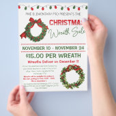 Weihnachtssaal | PTO-Finanzierung Flyer (Hand)