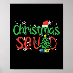Weihnachtssäckel Crew Weihnachtsmänner Frauen Jung Poster