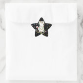 Weihnachtssäckel Stern-Aufkleber (Tasche)