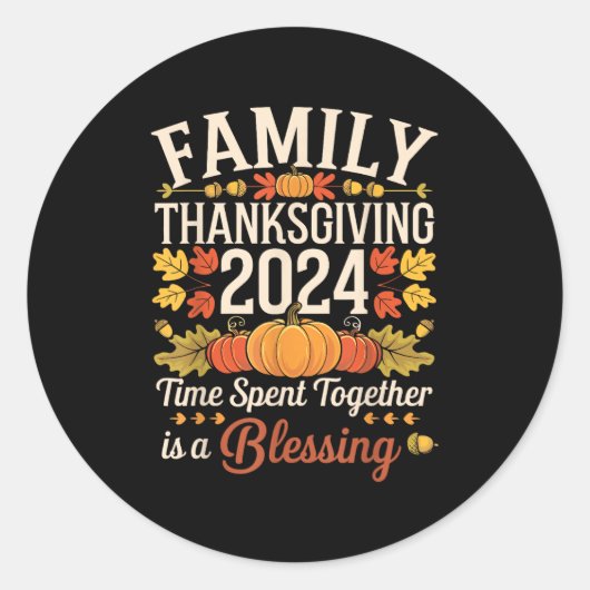 Weihnachtssäckel Xmas Matching Pajamas Familie Chr Runder Aufkleber (Vorderseite)