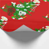 Weihnachtssaft Geschenkpapier (Ecke)