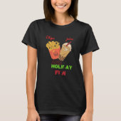 Weihnachtssaft und Chips T-Shirt (Vorderseite)