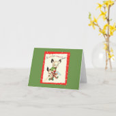 Weihnachtssägekarte Karte (Gelbe Blume)