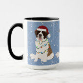 WeihnachtsSaint Bernard Tasse (Links)