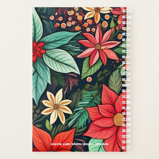 Weihnachtssaison Boho Planer (Rückseite)