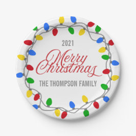 Weihnachtssaison | Circle Custom Pappteller