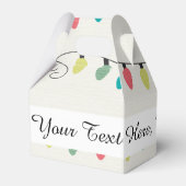 Weihnachtssaison des Lichtermusters Geschenkschachtel (Rückseite)