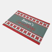 Weihnachtssaison Doormat personalisieren Farben Fußmatte (Schrägansicht)