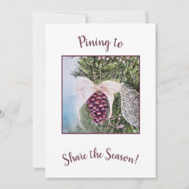 Weihnachtssaison Feiertagskarte