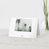 Weihnachtssaison - Grußkarte Feiertagskarte (Rückseite)