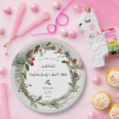 Weihnachtssaison Hochzeitszene Pappteller (Party)