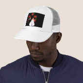 Weihnachtssaison in weißem Kreide Truckerkappe (Beispiel)