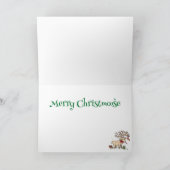 Weihnachtssaison-Karte Feiertagskarte (Innenseite)