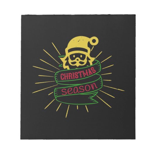 Weihnachtssaison Notizblock (Vorderseite)