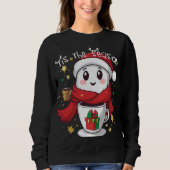 Weihnachtssaison Outfit cooles Weihnachtsgeschenk Sweatshirt (Vorderseite)