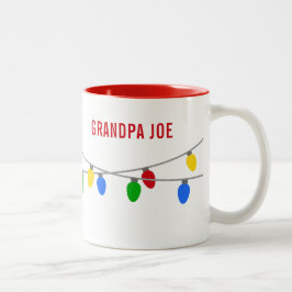 Weihnachtssaison | Personalisiert Zweifarbige Tasse