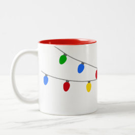 Weihnachtssaison | Personalisiert Zweifarbige Tasse