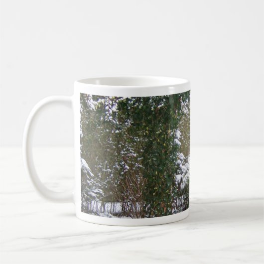 Weihnachtssaison Schnee im Garten Tasse & Hot Coco (Links)