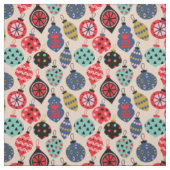 Weihnachtssaison Vintage Muster | Baubles Stoff (Muster)