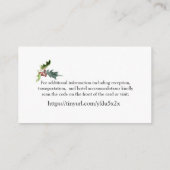 Weihnachtssaison Website QR Code Begleitkarte (Rückseite)