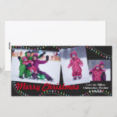 Weihnachtssaison - Weihnachts-Fotokarte Feiertagskarte (Vorne/Hinten)