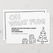 Weihnachtssaison Weihnachts-Fotokarten Feiertagskarte (Vorne/Hinten)