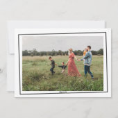 Weihnachtssaison Weihnachts-Fotokarten Feiertagskarte (Rückseite)