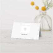 Weihnachtssalon-Platzkarte Platzkarte (Rückseite)