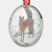 Weihnachtssammlung addieren Haustier-oder Silbernes Ornament (Links)