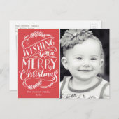 Weihnachtssammlung Feiertagspostkarte (Vorne/Hinten)