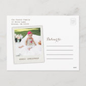 Weihnachtssammlung Feiertagspostkarte (Rückseite)