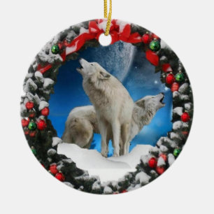 Weihnachtssänger-Baum-Verzierung Keramikornament