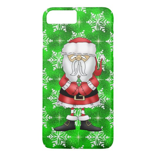 Weihnachtssankt iPhone 7 Pluskaum dort Fall Case-Mate iPhone Hülle (Rückseite)