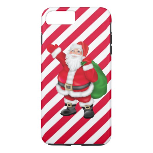 Weihnachtssankt iPhone 7 starker Plusfall Case-Mate iPhone Hülle (Rückseite)