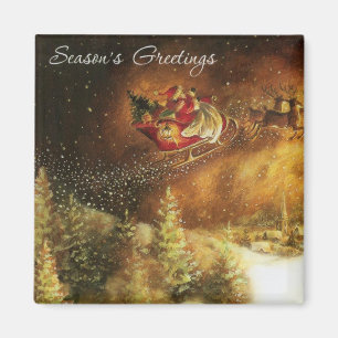 Weihnachtssankt-Magnet - kleines Geschenk Magnet