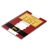 Weihnachtssankt-Notizbuch Notizblock (Linke Seite)