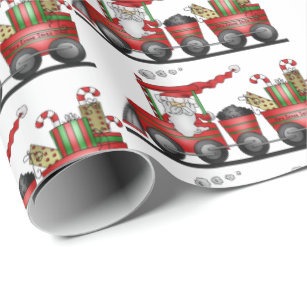 Weihnachtssankt-Zug-Feiertagsverpackung Geschenkpapier