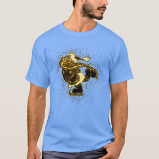 Weihnachtssanta Claus golden Gold T-Shirt
