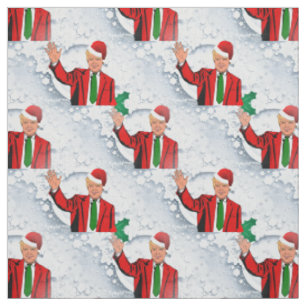 Weihnachtssanta Donald Trump Weihnachtsstoff Stoff