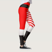 Weihnachtssanta+Kostüme+Rot+Baumwolle+Wolle+Plüsch Leggings (Rechts)
